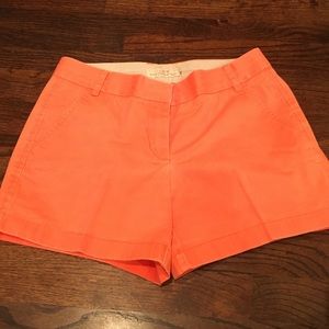 JCrew orange shorts